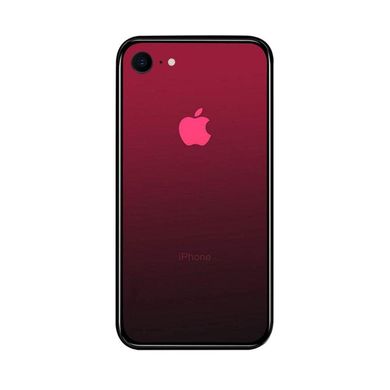 Чехол Amber-Glass для Iphone 6 Plus / 6s Plus бампер накладка градиент Red