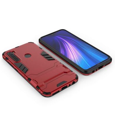 Чехол Iron для Xiaomi Redmi Note 8 бронированный бампер Red