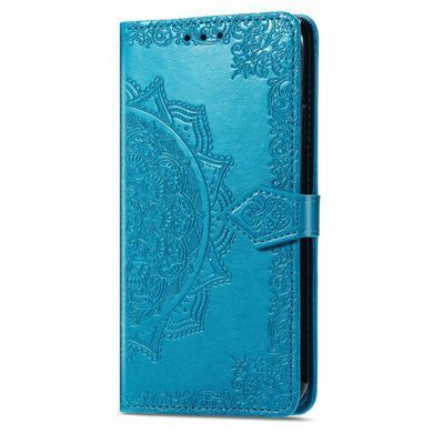 Чехол Vintage&nbsp;для Realme C51 книжка кожа PU с визитницей голубой