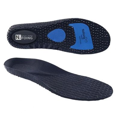 Стельки спортивные Nafoing для кроссовок и спортивной обуви амортизирующие дышащие Black 35-36