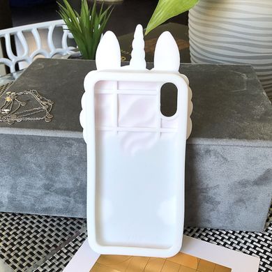Чохол 3D Toy для Iphone XR бампер гумовий Єдиноріг White