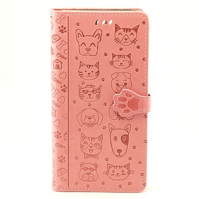 Чохол Cat and Dog для Samsung Galaxy S20 Ultra книжка шкіра PU Рожевий