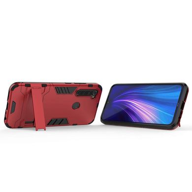 Чохол Iron для Xiaomi Redmi Note 8 броньований бампер Red