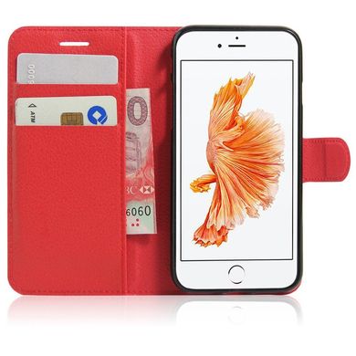 Чехол IETP для iPhone 7 Plus / iPhone 8 Plus книжка кожа PU красный