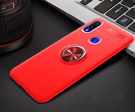 Чехол TPU Ring для Xiaomi Redmi 7 бампер оригинальный с кольцом Red