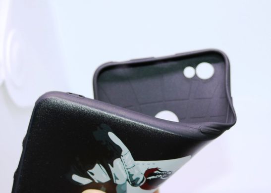 Чехол Print для Xiaomi Redmi Note 5A / Note 5а Pro / 5A Prime 3/32 силиконовый бампер черный Giraffes