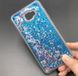 Чохол Glitter для Samsung Galaxy C9 Pro / C9000 Бампер Рідкий блиск Blue