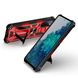 Чехол Shockproof Shield для Samsung Galaxy S20 FE / G780 бампер противоударный с подставкой Red