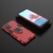 Чехол Iron Ring для Xiaomi Redmi Note 10 / Note 10S противоударный бампер с подставкой Red