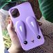 Чехол Funny-Bunny для Iphone 11 Pro Max бампер резиновый заяц Сиреневый