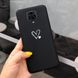 Чехол Style для Xiaomi Redmi Note 9S силиконовый бампер Черный Two Hearts
