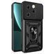 Чехол Hide Shield для Tecno Spark 20 Pro бампер противоударный с подставкой кольцом Black