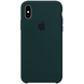 Чехол Silicone Сase для Iphone XS Max бампер накладка Forest Green
