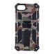 Чехол Military Shield для Iphone 6 Plus / Iphone 6s Plus бампер противоударный с подставкой Khaki