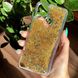 Чехол Glitter для Xiaomi Redmi 9A бампер силиконовый аквариум Золотистый