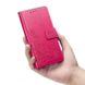 Чехол Clover для Xiaomi Redmi 9A книжка кожа PU малиновый