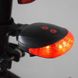 Велосипедний задній ліхтар з лазером Robesbon мигалка з лазерною доріжкою Line червоний
