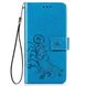 Чехол Clover для Xiaomi Redmi Note 10 Pro книжка кожа PU с визитницей голубой