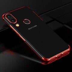 Чехол Frame для Samsung Galaxy M20 силиконовый бампер Red