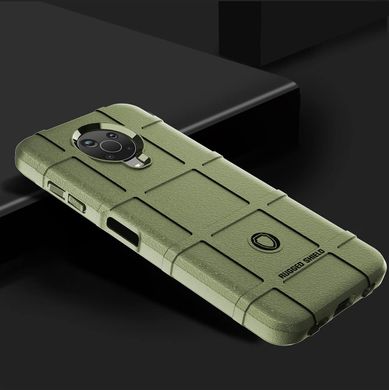 Чехол Rugged Shield для Nokia G10 бампер противоударный Green
