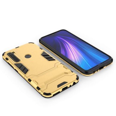 Чехол Iron для Xiaomi Redmi Note 8 бронированный бампер Gold