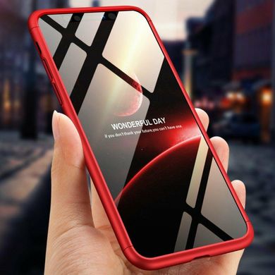 Чехол GKK 360 для Iphone XR Бампер оригинальный с вырезом Red