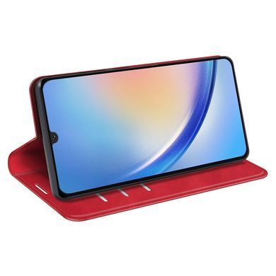 Чохол Taba Retro-Skin для Samsung Galaxy A24 / A245 книжка з візитівкою шкіра PU червоний