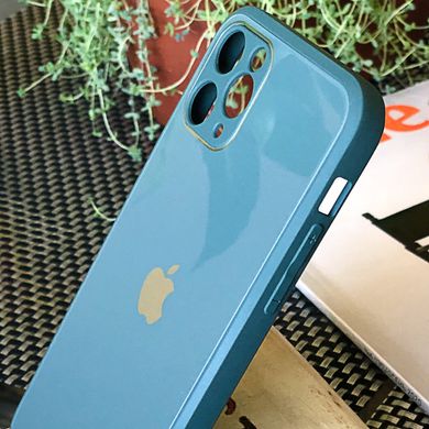 Чехол Color-Glass для Iphone 11 Pro бампер с защитой камер Green
