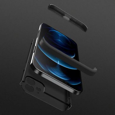 Чехол GKK 360 для Iphone 12 Бампер оригинальный без выреза Black