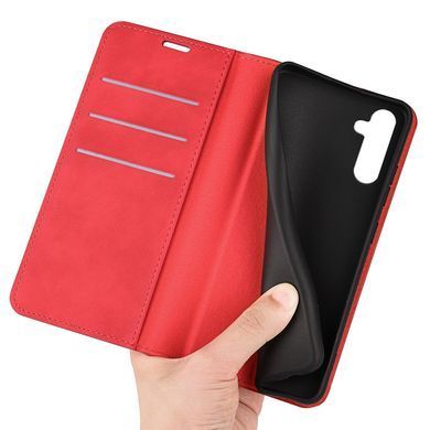 Чохол Taba Retro-Skin для Samsung Galaxy A24 / A245 книжка з візитівкою шкіра PU червоний