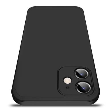 Чохол GKK 360 для Iphone 12 Бампер оригінальний без вирізу Black