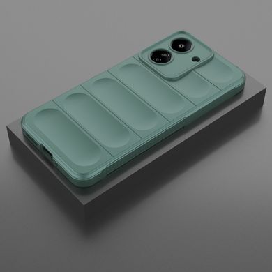 Чехол Wave Shield для Xiaomi Redmi 13C бампер противоударный Green