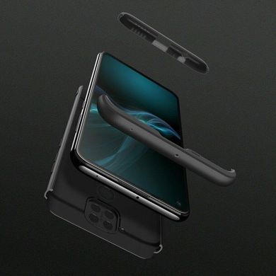 Чехол GKK 360 для Xiaomi Redmi Note 9 бампер противоударный Black
