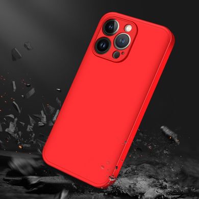 Чехол GKK 360 для Iphone 13 Pro Max Бампер противоударный Red