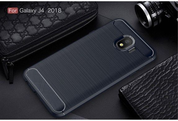 Чохол Carbon для Samsung J4 2018 / J400F Бампер Blue