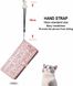 Чехол Embossed Cat and Dog для Xiaomi Redmi 12C книжка кожа PU с визитницей розовое золото