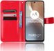 Чехол Idewei для Motorola Moto G32 книжка кожа PU с визитницей красный