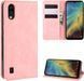 Чехол Taba Retro-Skin для ZTE Blade A51 Lite книжка кожа PU с визитницей розовый
