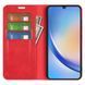 Чохол Taba Retro-Skin для Samsung Galaxy A24 / A245 книжка з візитівкою шкіра PU червоний
