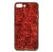 Чехол Epoxy для Iphone 7 Plus / 8 Plus бампер мраморный Red