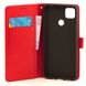 Чехол Idewei для Xiaomi Redmi 10A книжка кожа PU красный