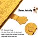 Чехол Embossed Cat and Dog для Xiaomi Redmi 10A книжка кожа PU с визитницей желтый