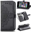 Чехол Vintage для Iphone 6 Plus / 6s Plus книжка кожа PU черный