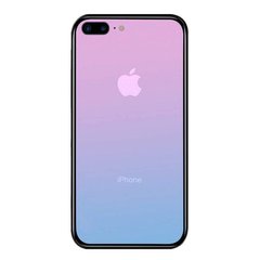 Чехол Amber-Glass для Iphone 7 Plus / 8 Plus бампер накладка градиент Pink