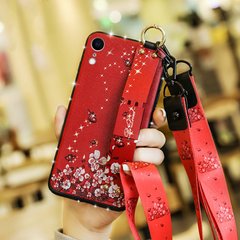 Чехол Lanyard для Iphone XR бампер с ремешком Red