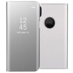 Чехол Mirror для Iphone XS книжка зеркальный Clear View Silver