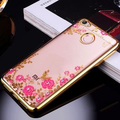 Чехол Luxury для Xiaomi Redmi Note 5а Pro / 5a Prime 3/32 Бампер ультратонкий Gold