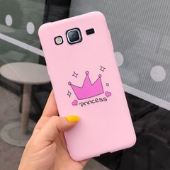 Чохол Style для Samsung J5 2015 / J500 Бампер силіконовий Рожевий Princess