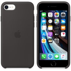 Чохол Silicone Сase для Iphone 7 / Iphone 8 бампер накладка Black