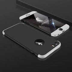 Чехол GKK 360 для Iphone 6 / 6s бампер оригинальный с вырезом black-silver